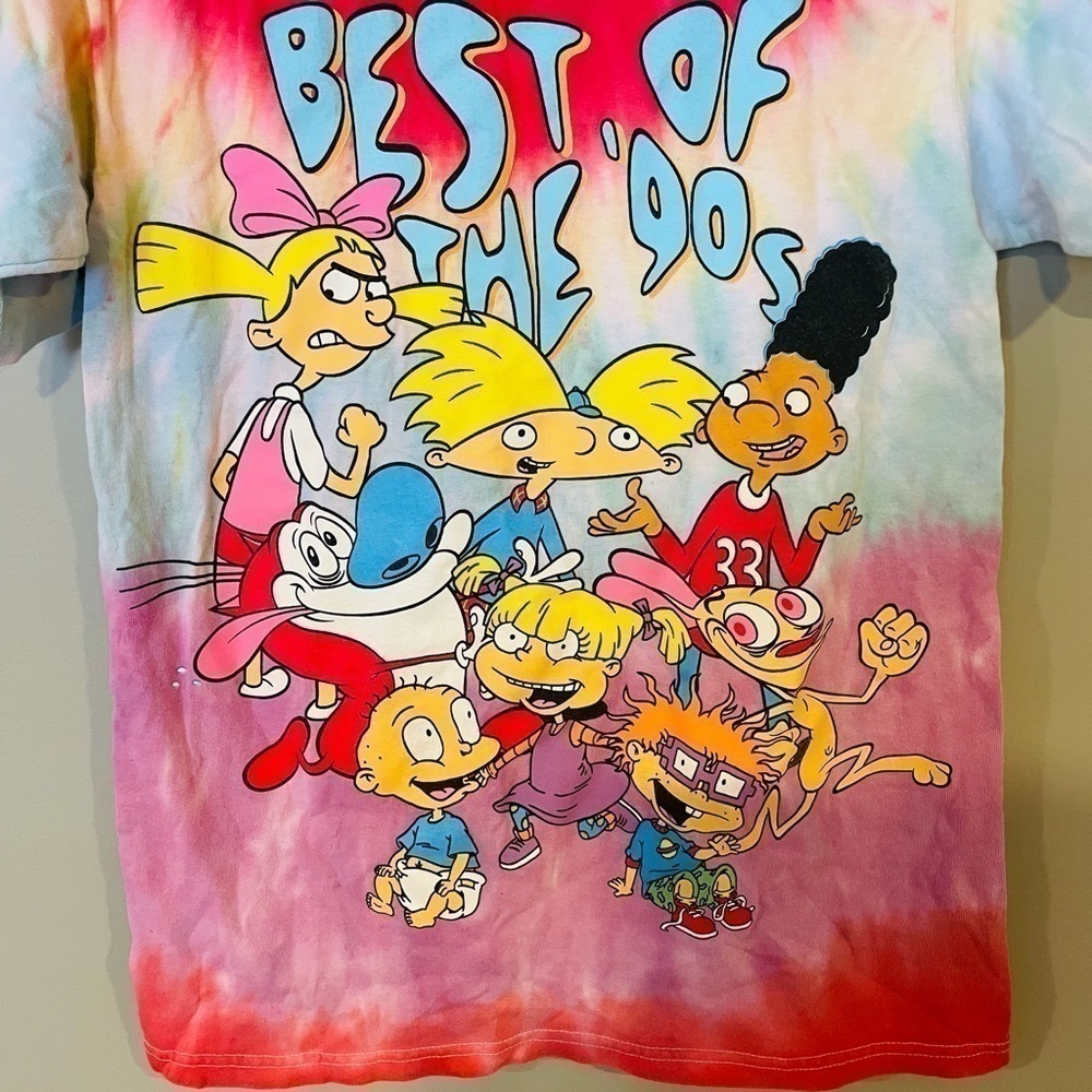 RUGRATS, Nickelodeon T-shirt, size S tall, great condition, tie-dye - Picture 2 of 4